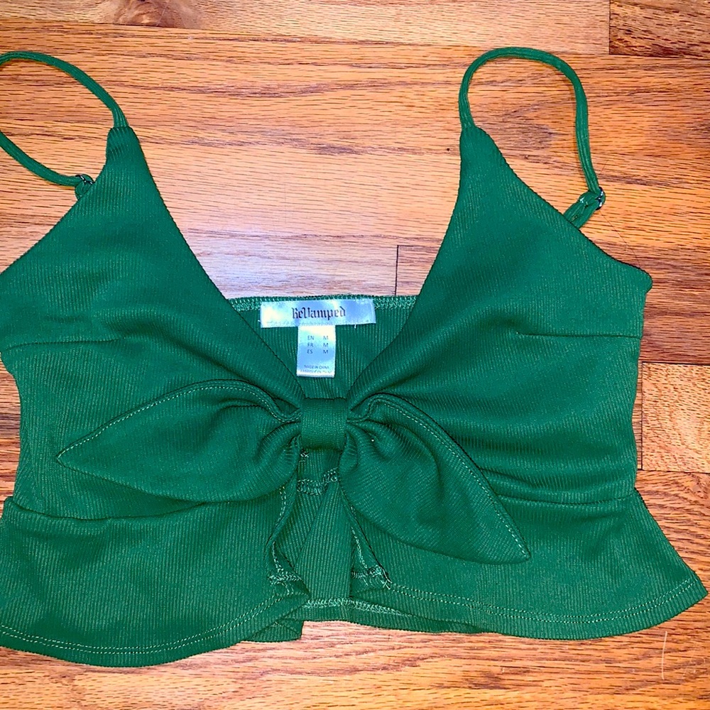 Green, Revamped crop top - perfect for going out!